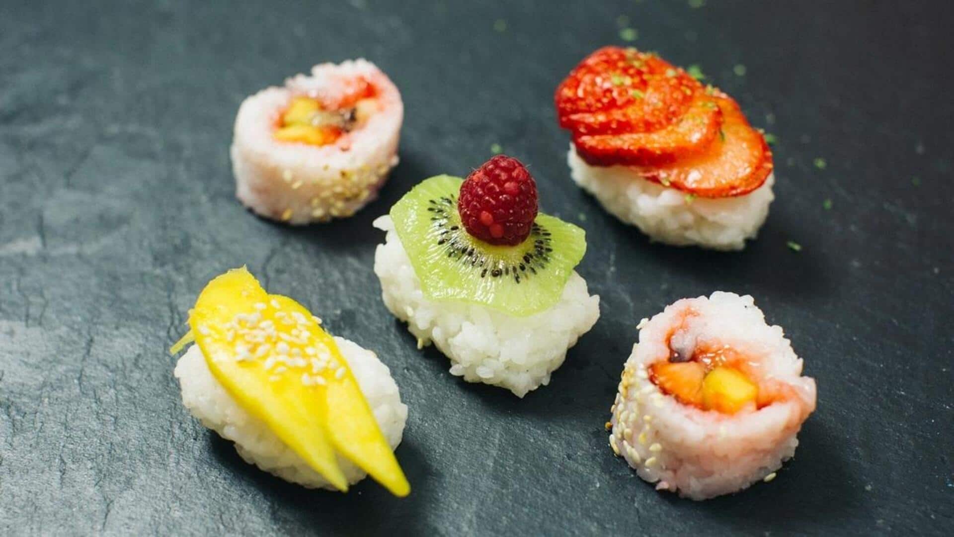 Cara Membuat Sushi Buah yang Lezat
