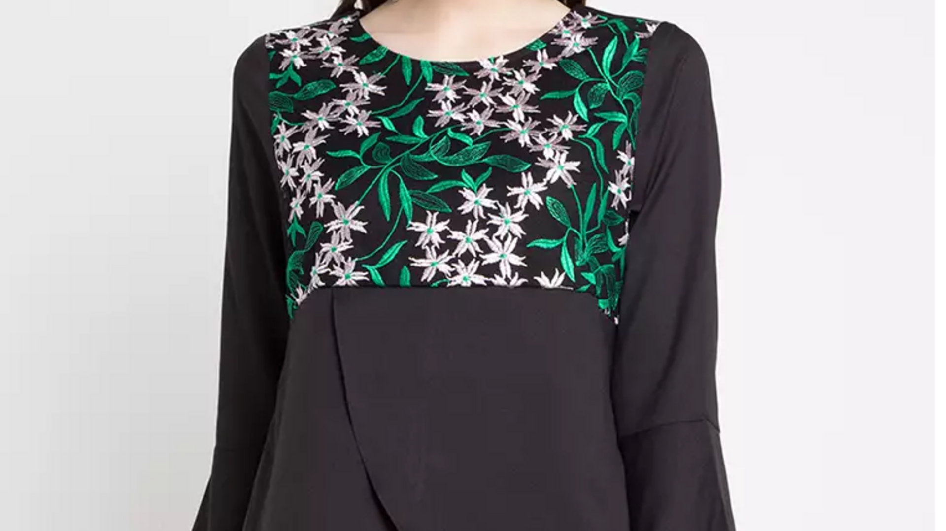 Transisi musim dengan tunik berhiasan: Pilihan fesyen yang tepat