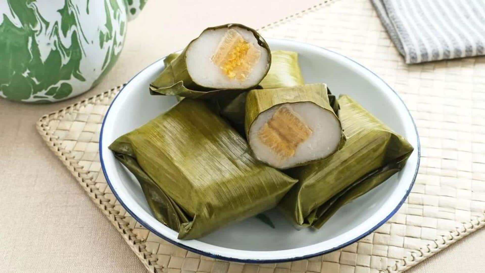 Kelezatan Kue Tradisional Indonesia dengan Bungkus Daun Pisang