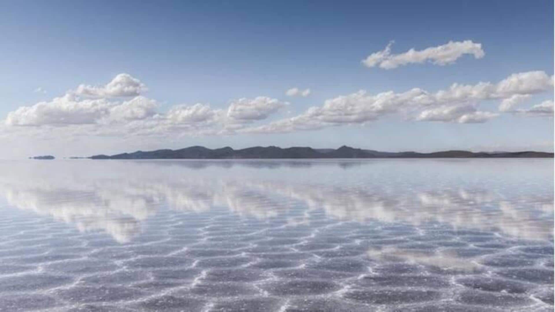 Jelajahi dataran garam Salar de Uyuni, Bolivia 