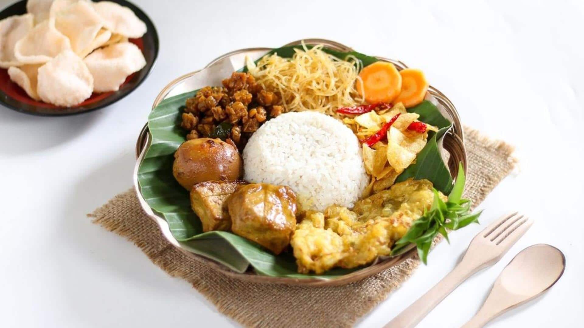 Hidangan Nasi yang Unik dari Indonesia