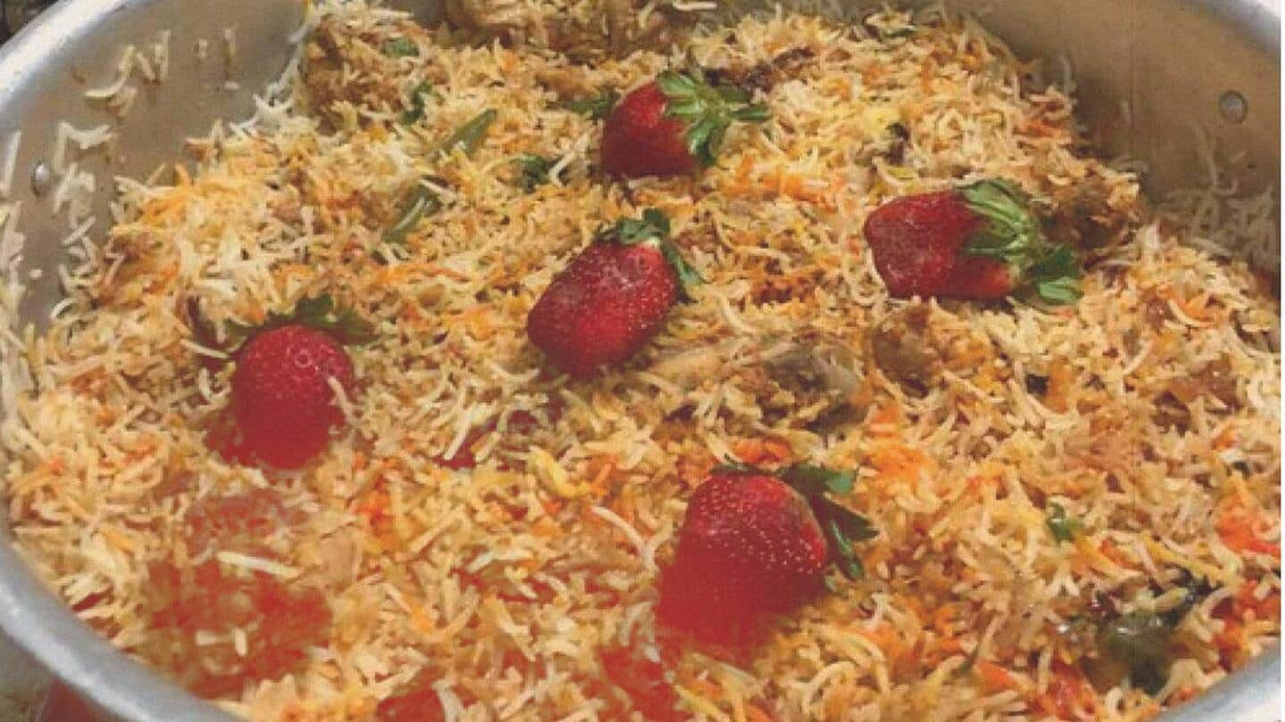 Biryani stroberi? Pecinta kuliner kesulitan mencerna kombinasi ini