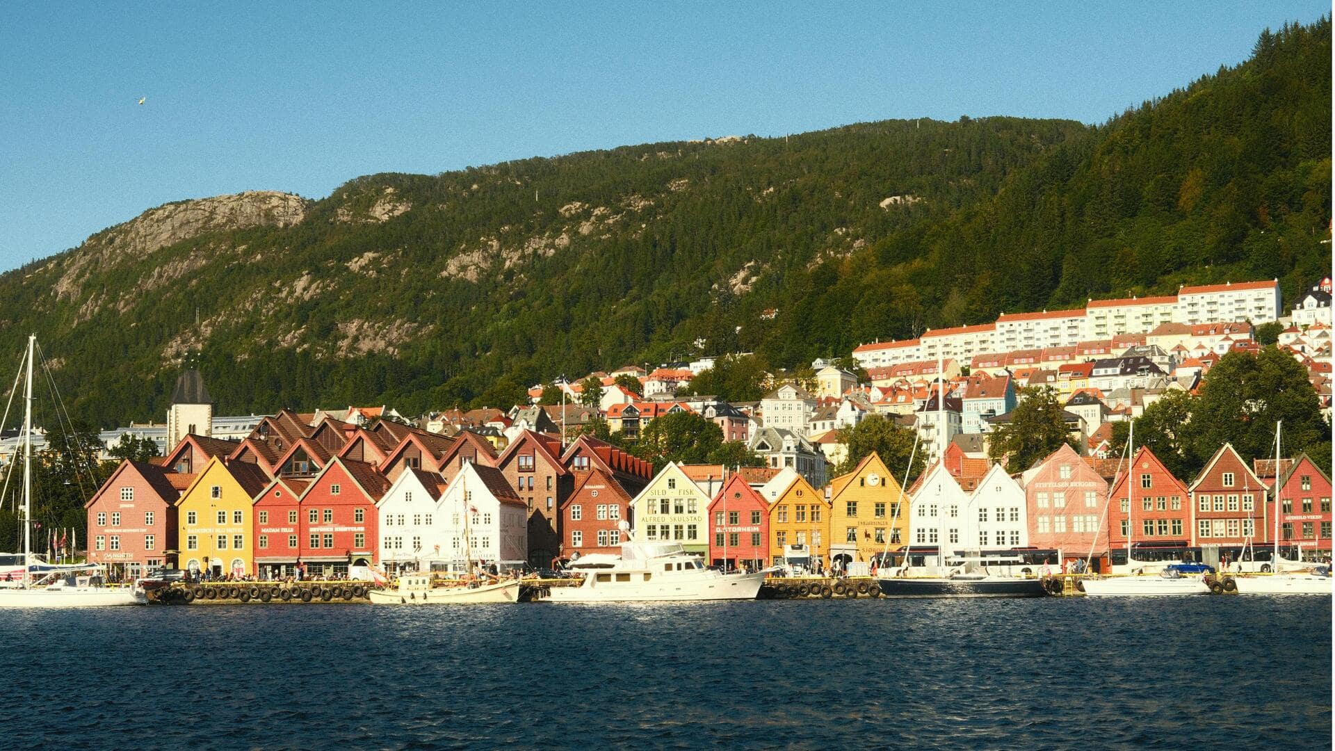 Menjelajahi Rumah Kayu Berwarna-warni di Bergen, Norwegia