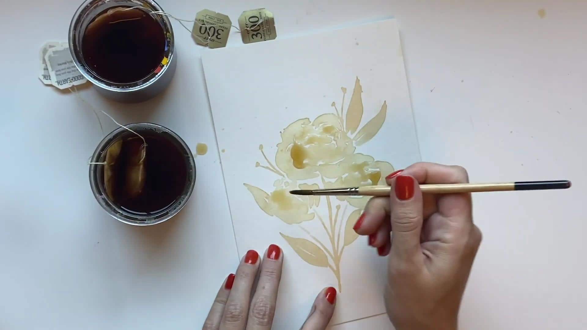 Menguasai Seni Melukis dengan Teh: Lima Teknik Sederhana