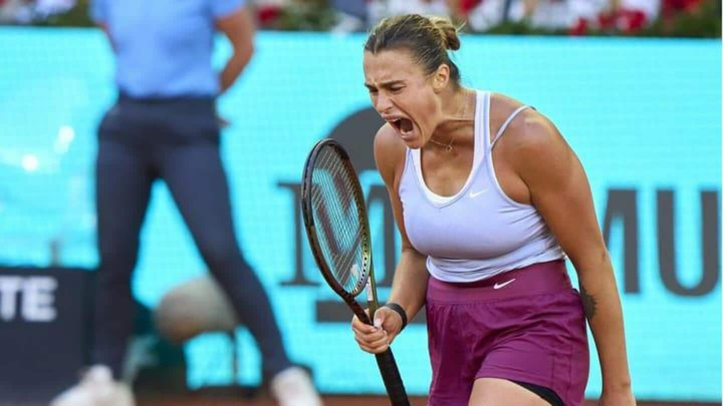 Aryna Sabalenka memenangkan Madrid Open 2023: Statistik utama