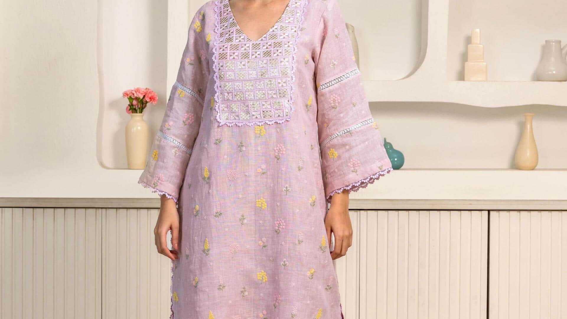 Tren kurta linen: Kenyamanan bertemu elegansi musim perayaan ini