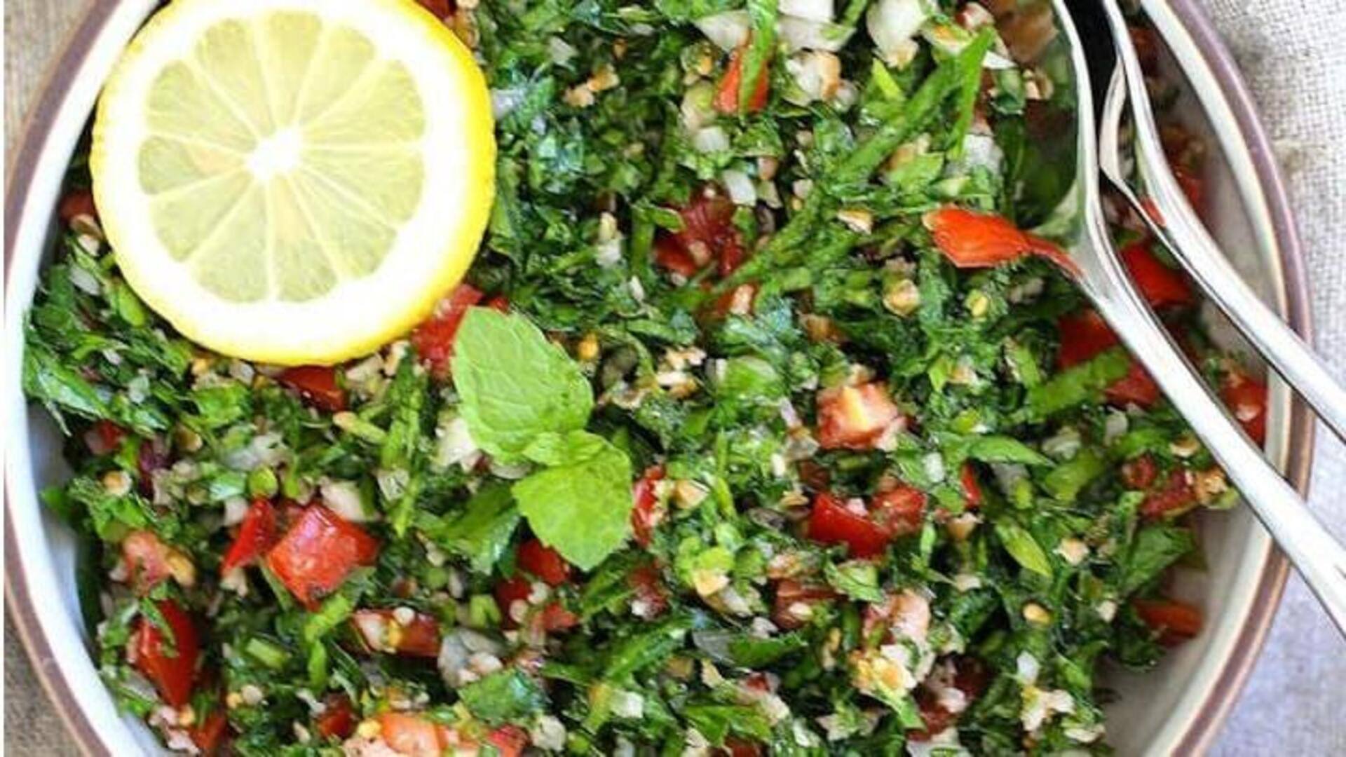 Sajikan Salad Tabouli Khas Lebanon Ini Di Rumah Anda