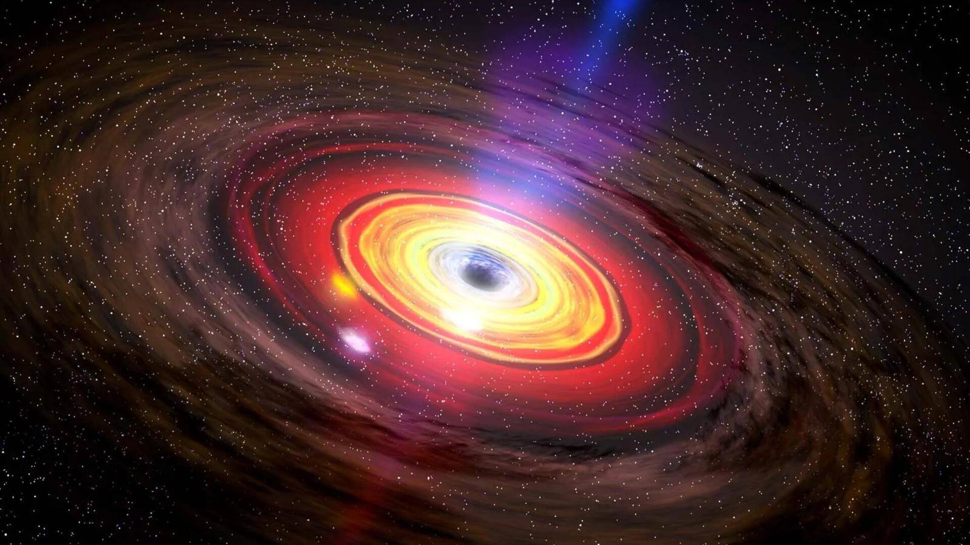 Mempelajari Lubang Hitam Berputar dan Pembentukan Galaksi