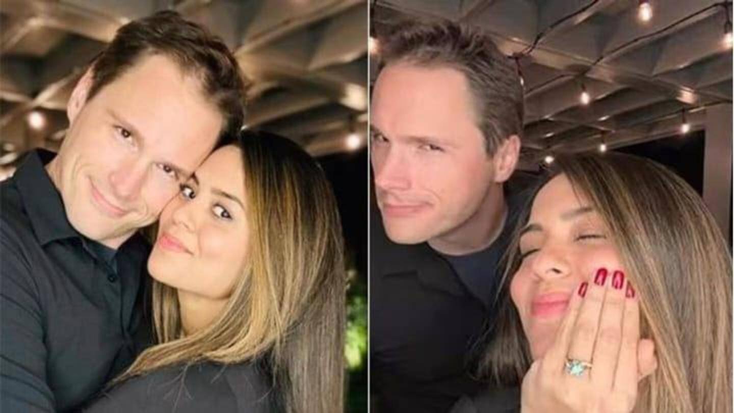 Sana Saeed dan pacarnya Csaba Wagner resmi bertunangan; saling berbagi gambar