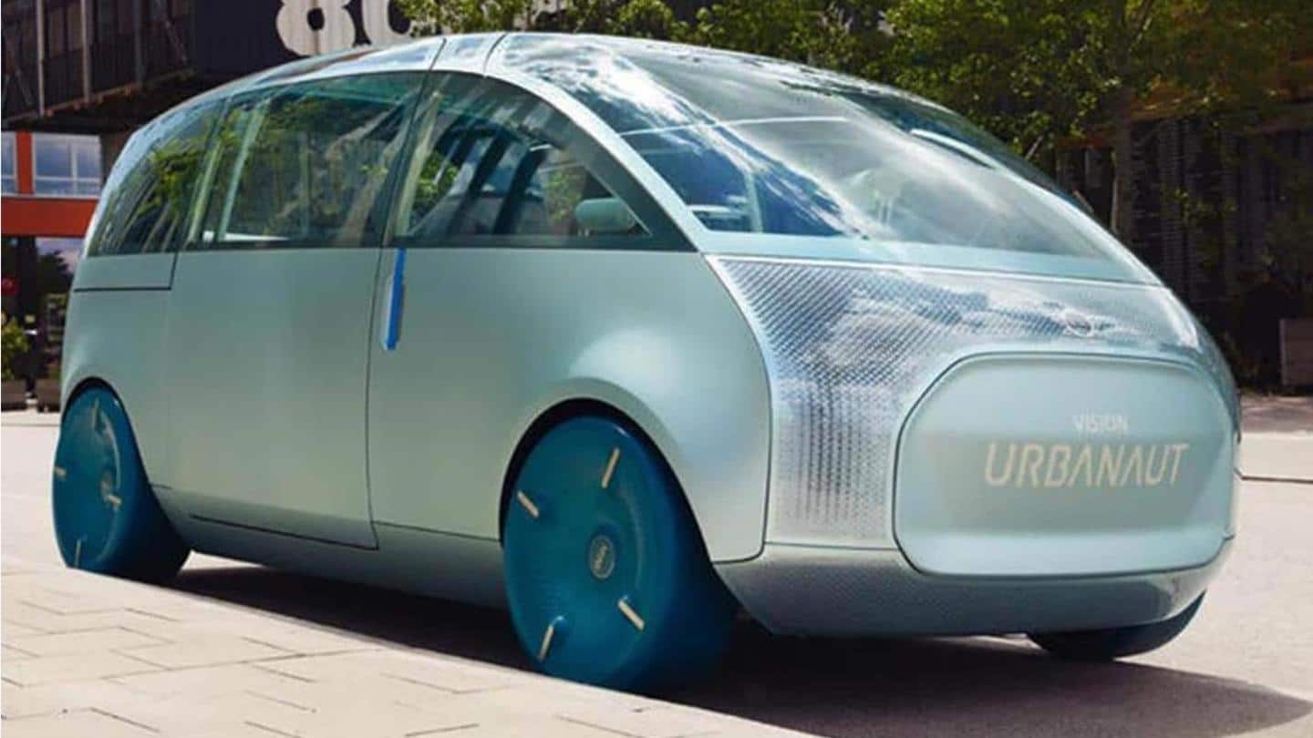 MINI Vision Urbanaut adalah mobil van otonom yang terinspirasi fiksi ilmiah