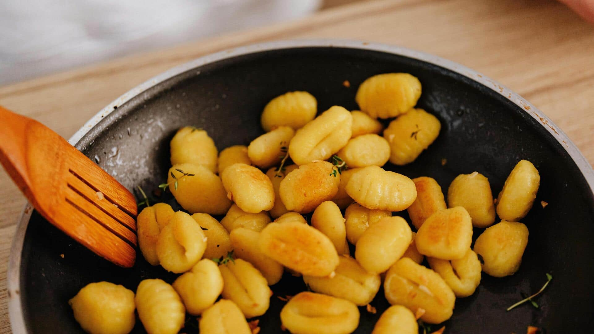 Taro Gnocchi fusion Taiwan-Italia: Tutorial memasak yang mudah