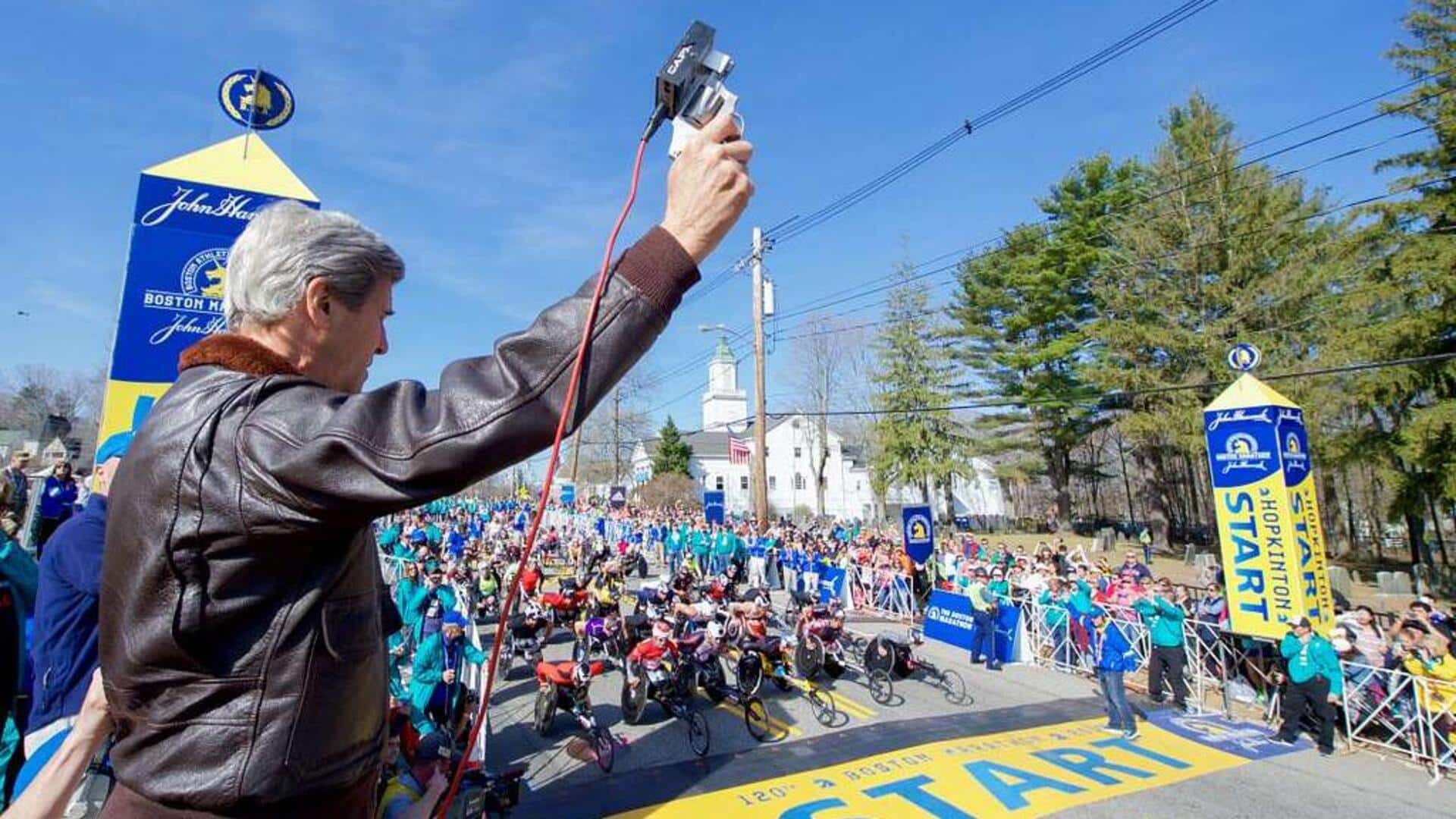 Mengapa lomba maraton dimulai dengan tembakan pistol?