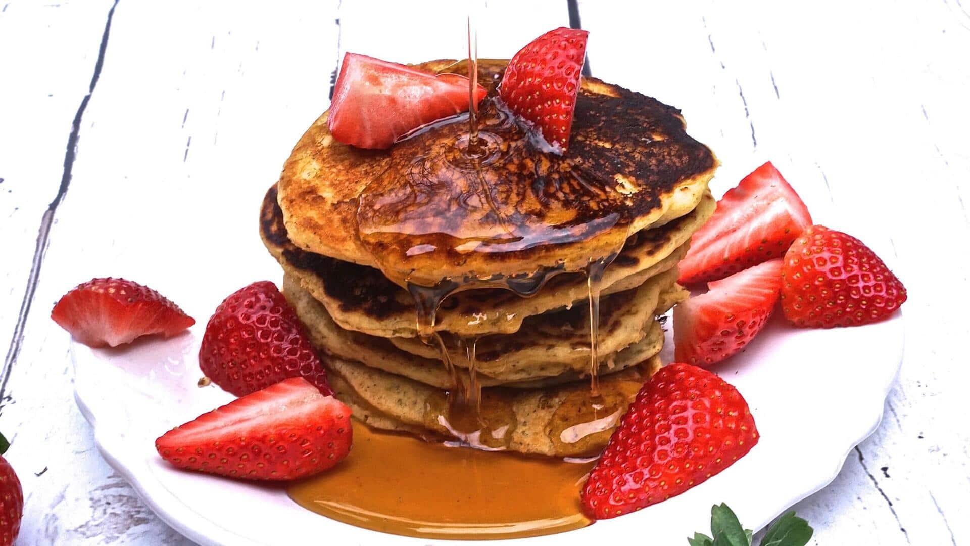 Panekuk Vegan Inovatif dengan Tepung Kacang Chickpea