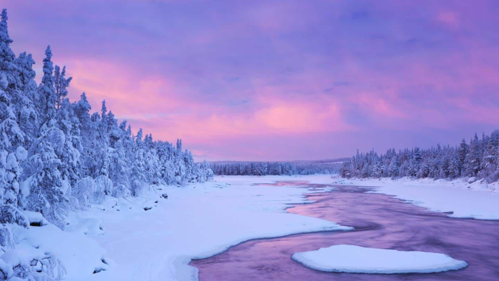 Memancing es semalam di Danau Finlandia