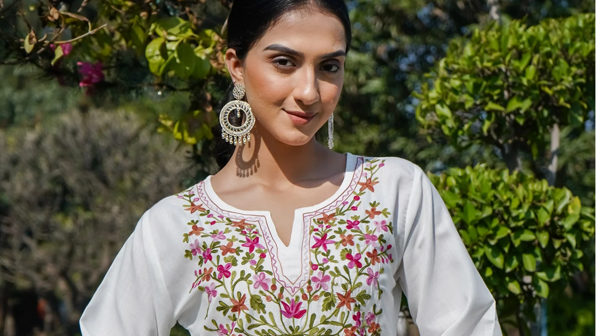 Tingkatkan gaya musim dingin dengan bordir India