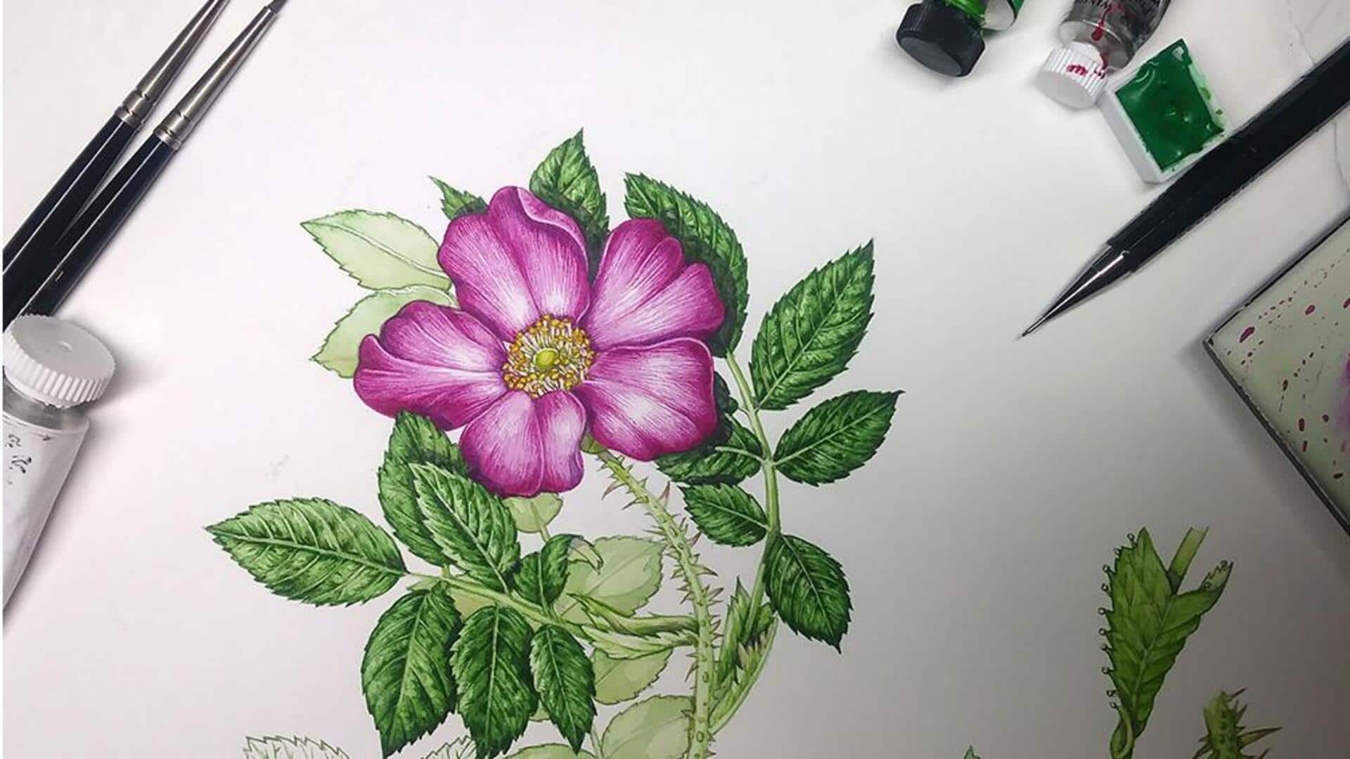Strategi Komposisi untuk Ilustrasi Botani yang Lebih Hidup