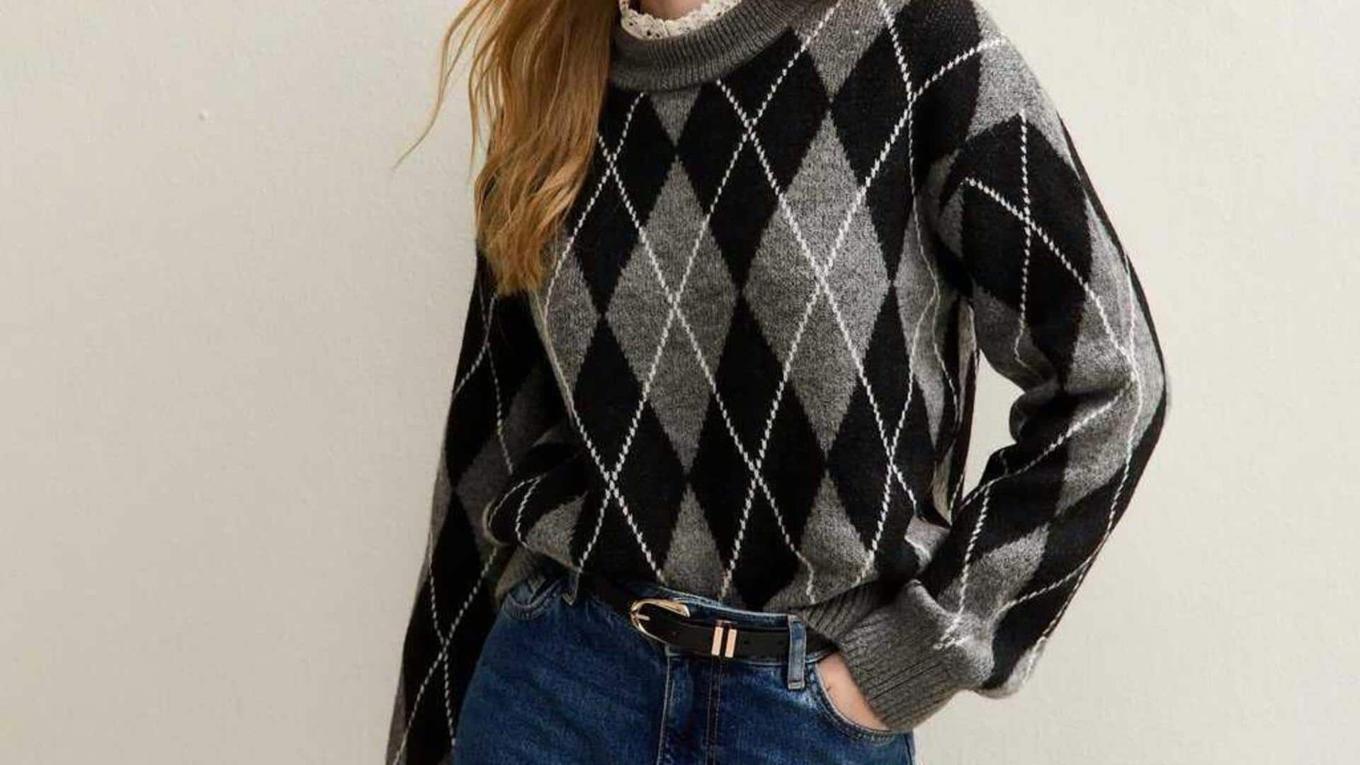 Lima pakaian motif argyle yang memikat untuk musim dingin India