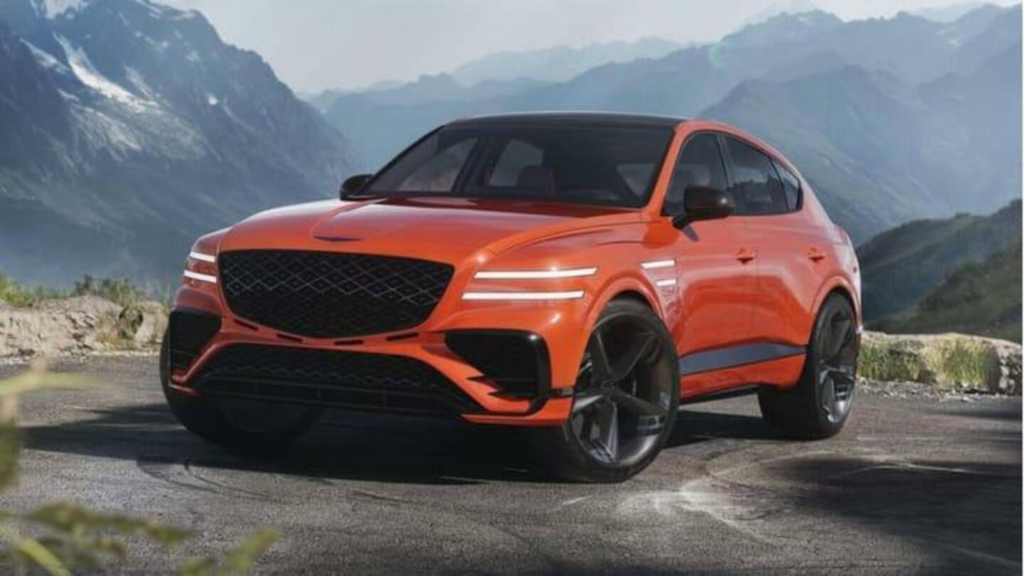 Genesis GV80 Coupe 2025 terungkap dalam spy shot