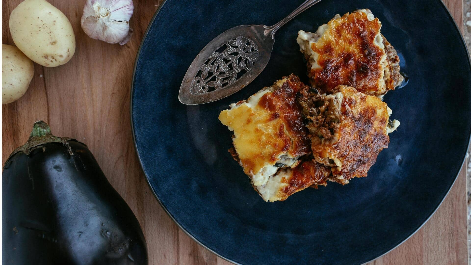 Moussaka Lentil Fusi Yunani-Turki: Tutorial Memasak