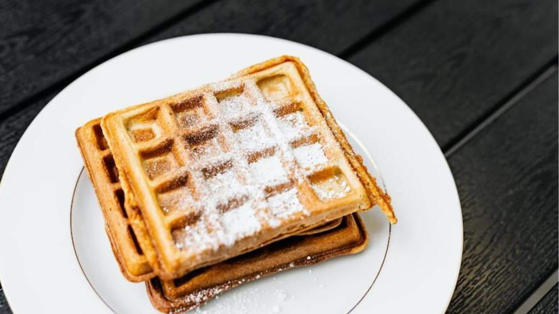 Buat tamu Anda terkesan dengan resep wafel Belgia vegan ini