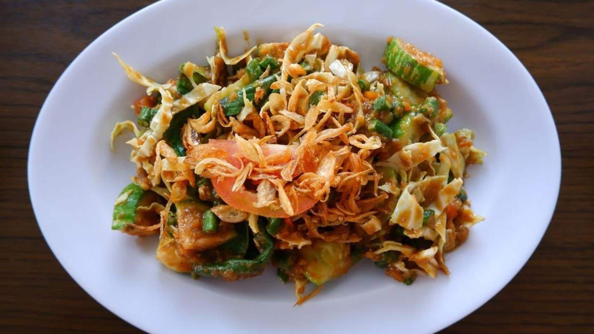 Menjelajahi Salad Sayuran Indonesia dengan Saus Herbal yang Unik