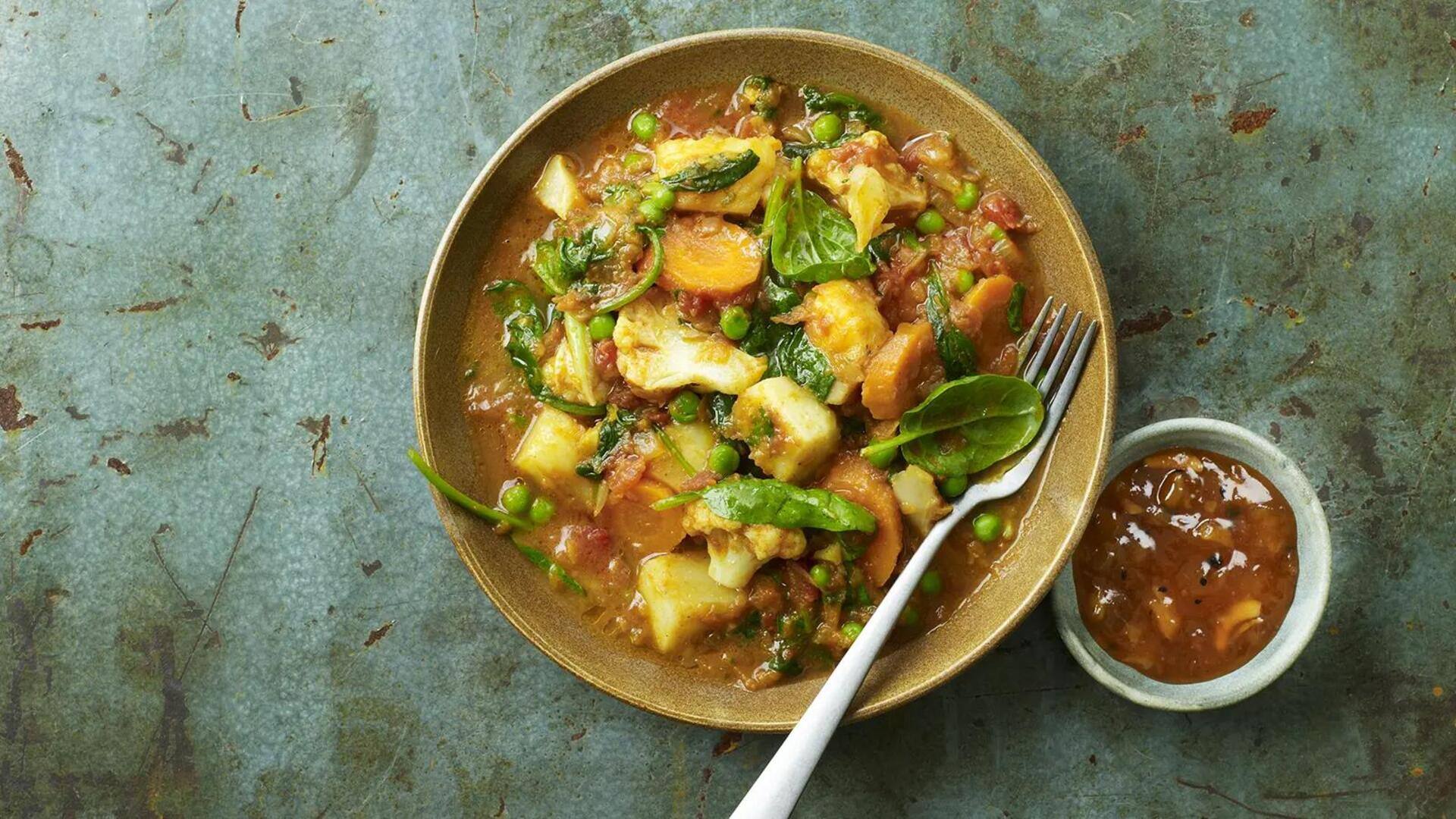 Kari Vegetarian dengan Lima Bahan Sederhana untuk Menu Makan Malam