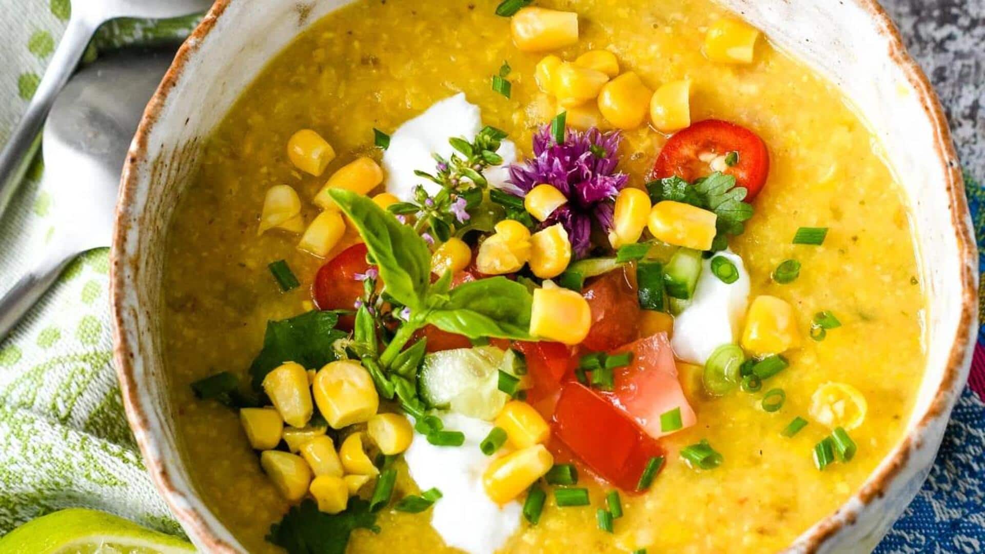 Mencicipi Sup Jagung dan Kunyit dengan Cita Rasa yang Unik