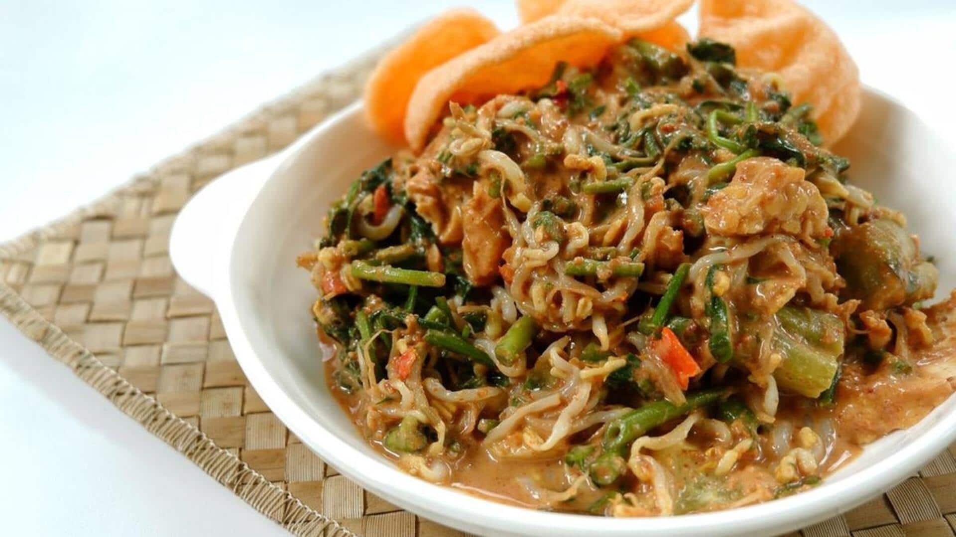 Mencicipi Salad Jawa dengan Bahan-Bahan Segar dari Kebun