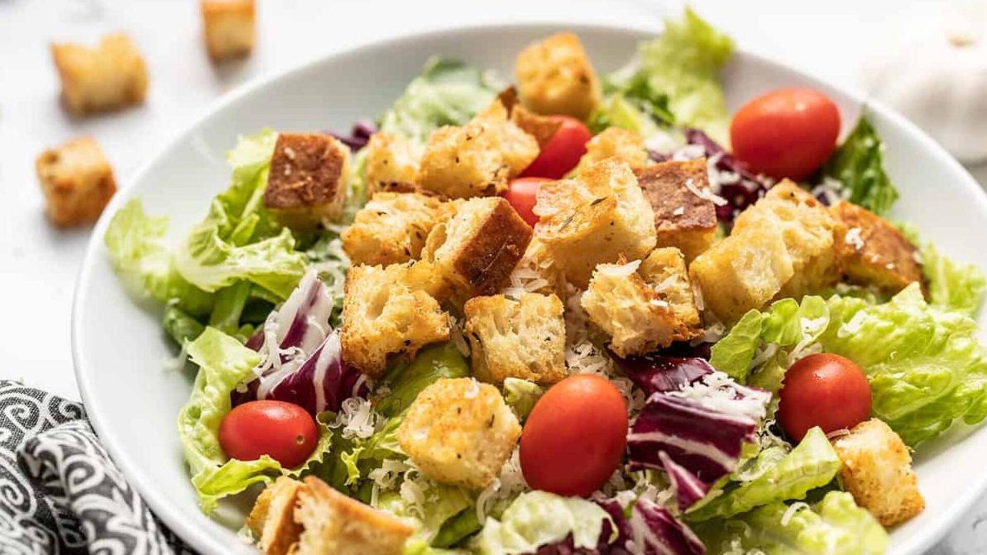 Crouton Kreatif untuk Salad Anda