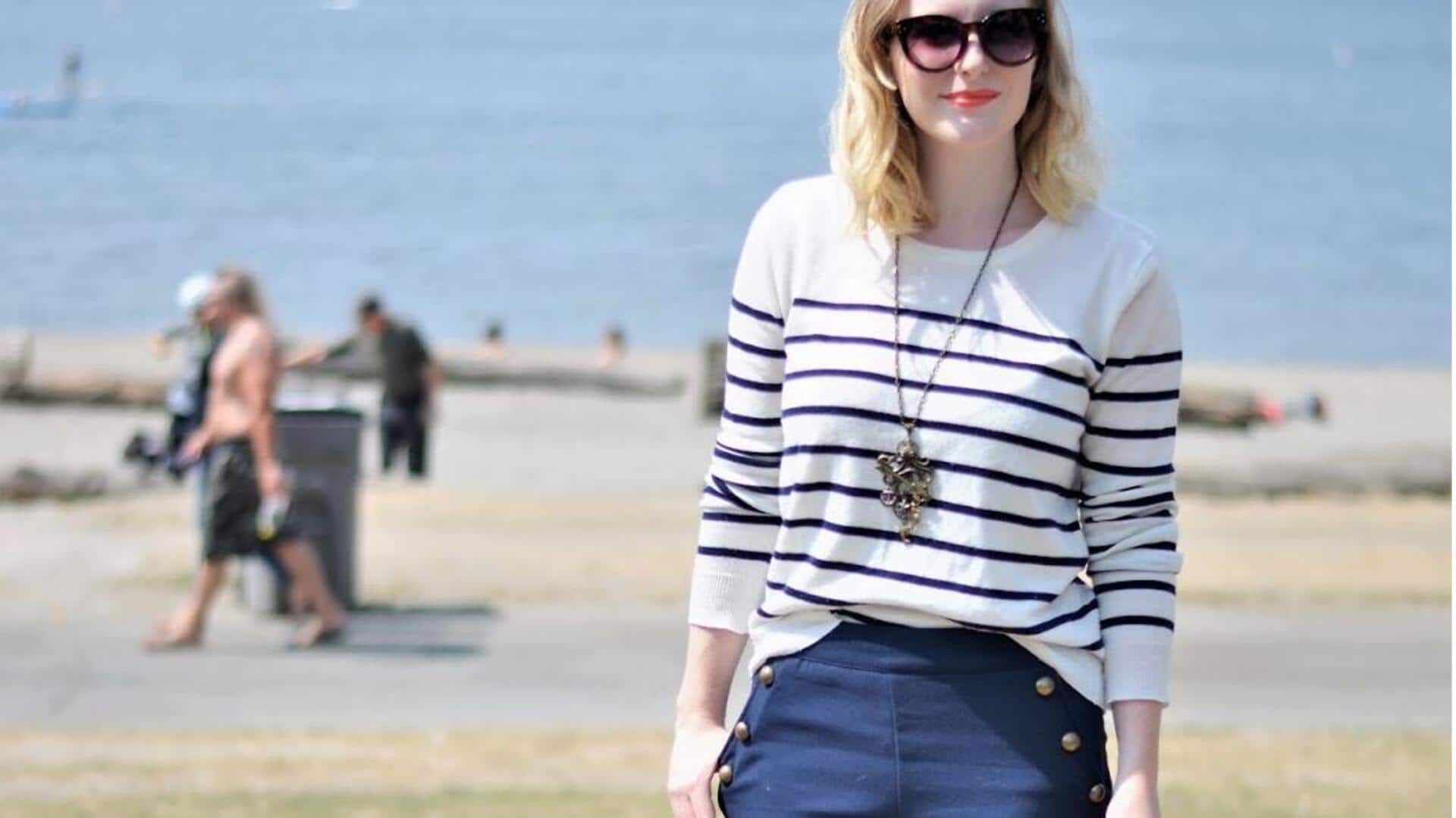 Garis-garis nautikal dalam mode: Ikon gaya abadi