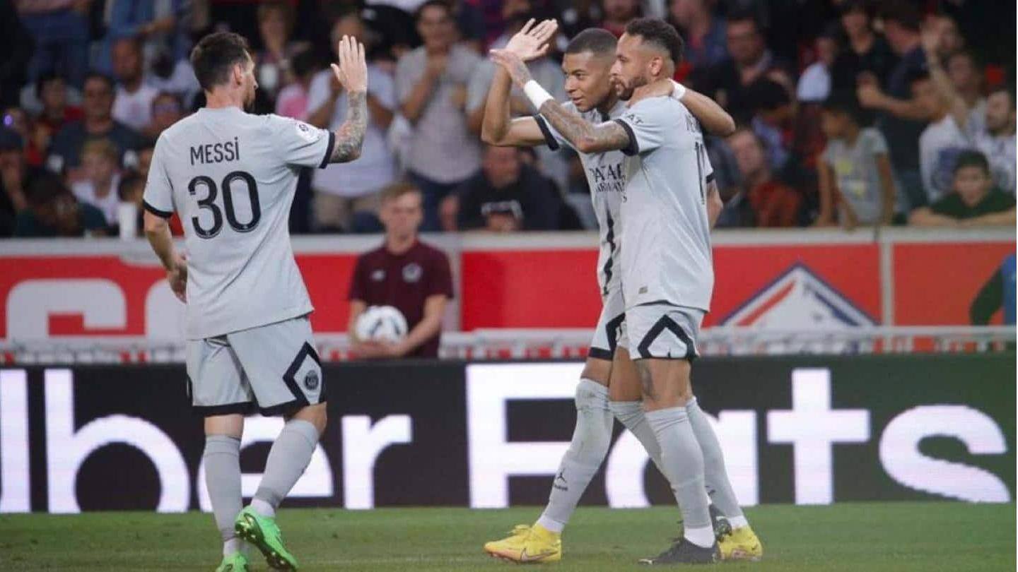 Ligue 1 2022-23, tujuh bintang PSG kalahkan Lille: Statistik utama