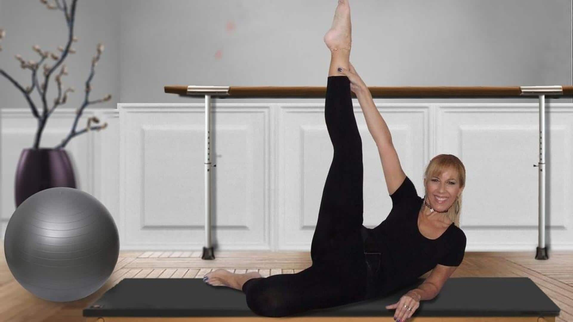 Mengencangkan lengan dengan Pilates Press