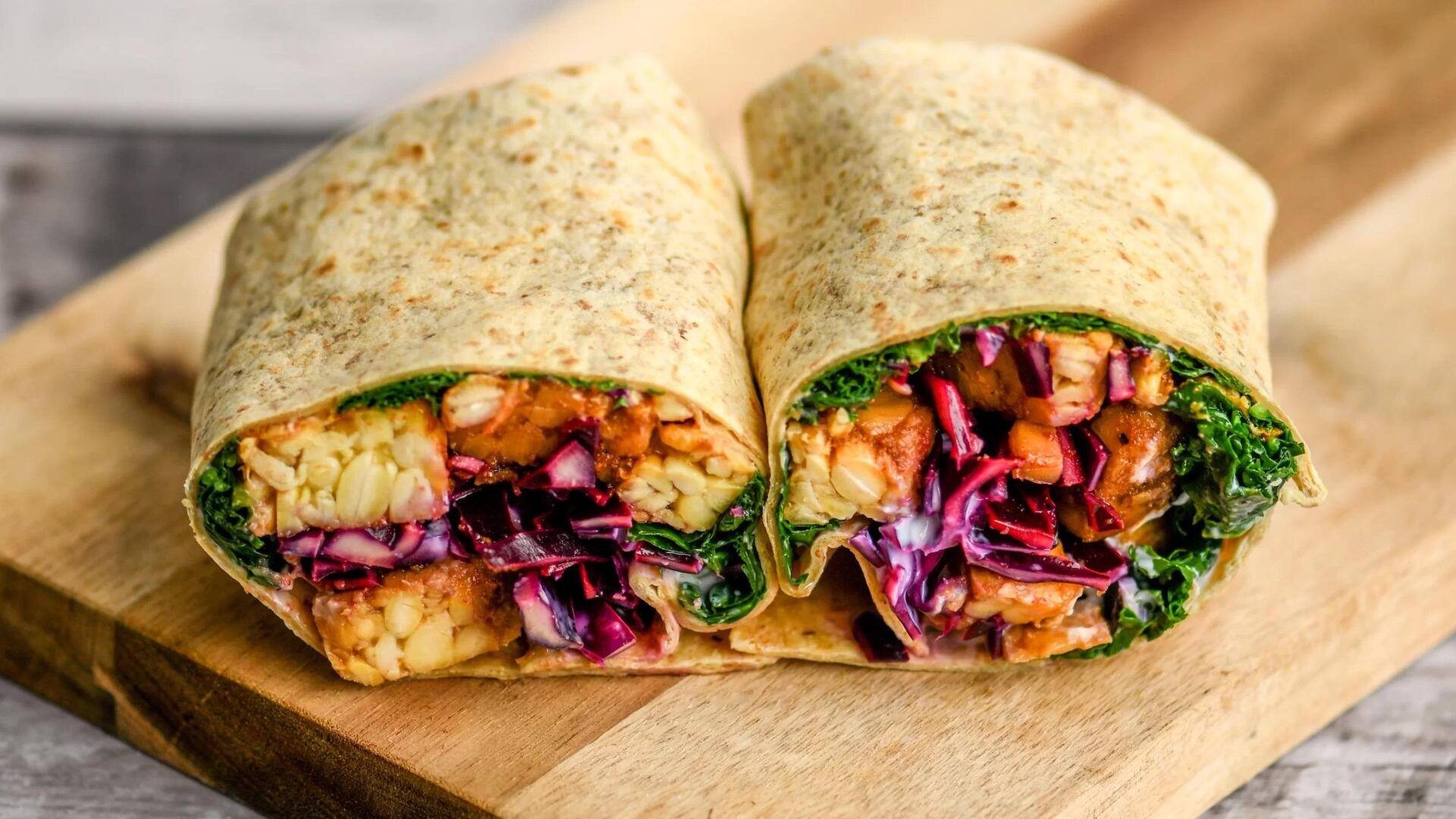 Mencicipi Tempe Wraps dengan Perpaduan Rasa yang Tak Terduga