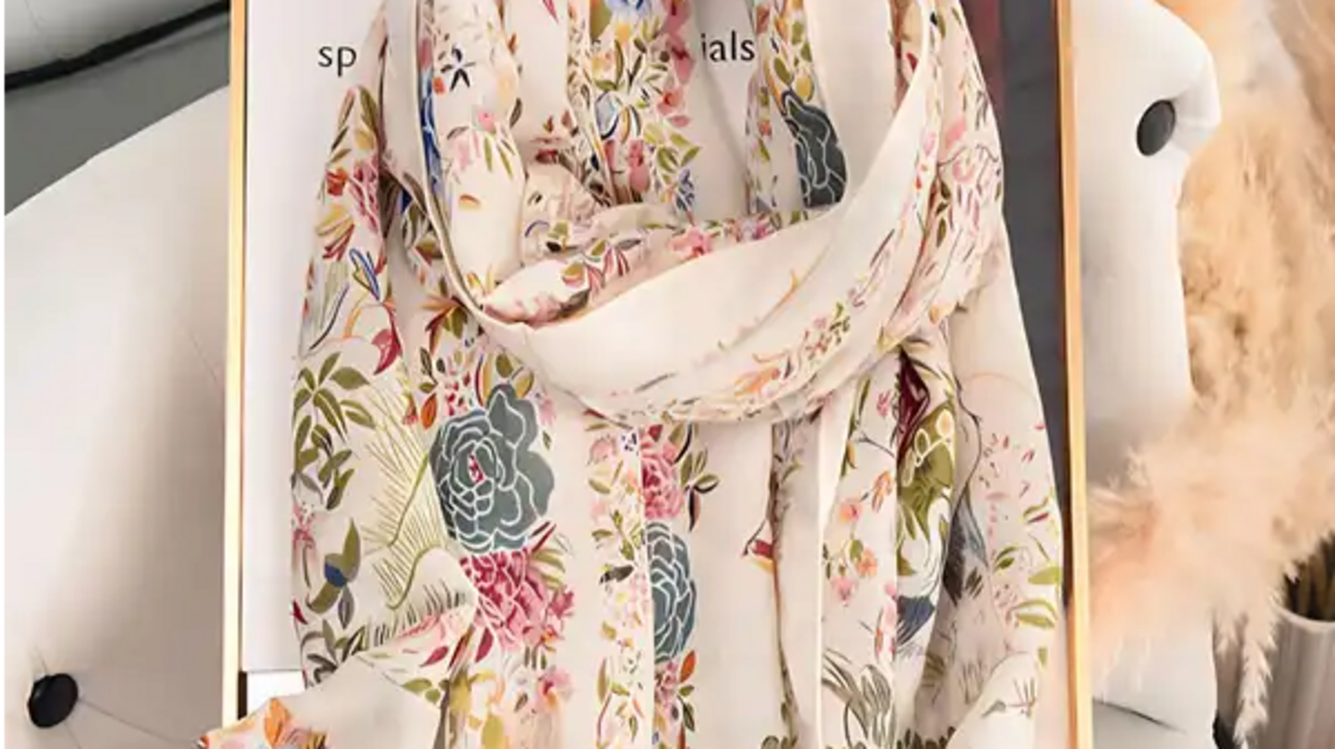 Cara kreatif memakai syal dupatta India