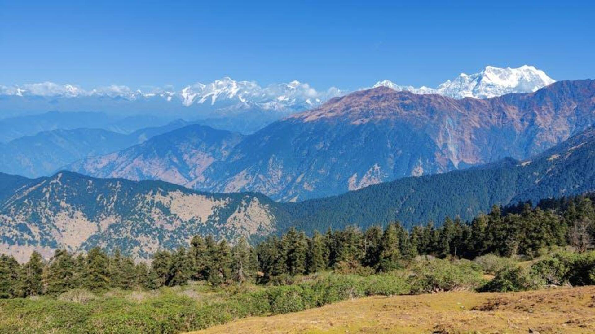 Pemandangan Indah dari Poon Hill, Nepal Pemandangan Indah dari Poon Hill, Nepal