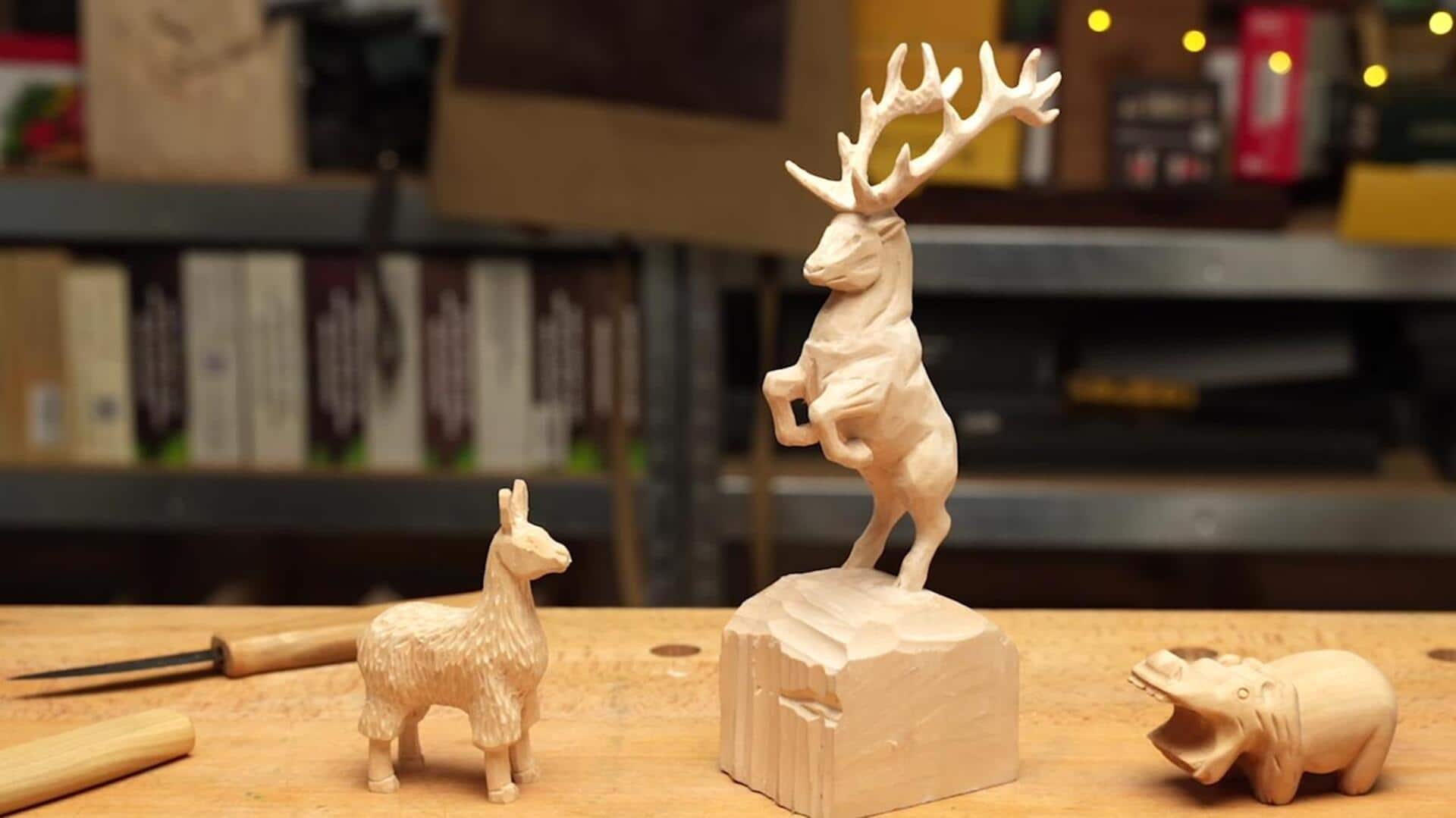 Lima Teknik Dasar untuk Menciptakan Ukiran Hewan dari Kayu Kecil