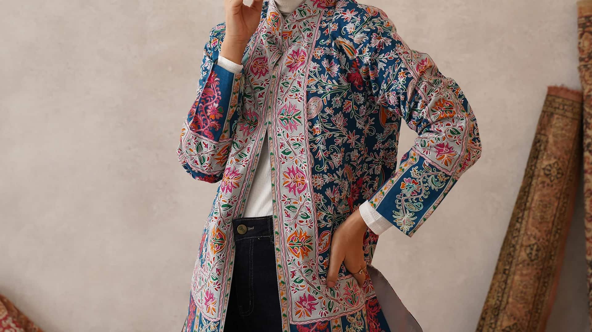 Jaket bordir abadi untuk gaya musim semi