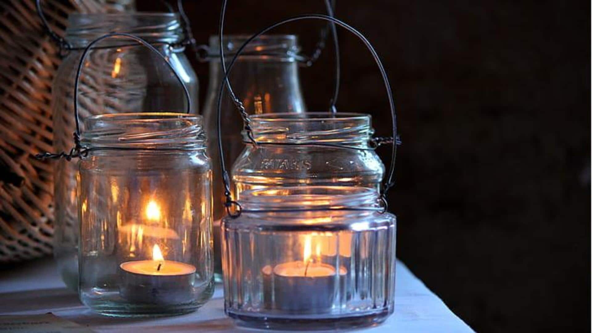 Ide kreatif lentera dari barang rumah tangga