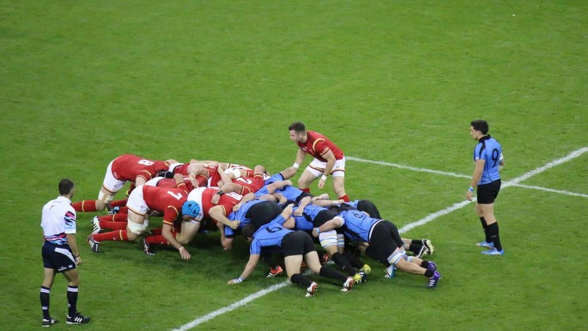 Memahami formasi scrum dalam rugby Memahami formasi scrum dalam rugby