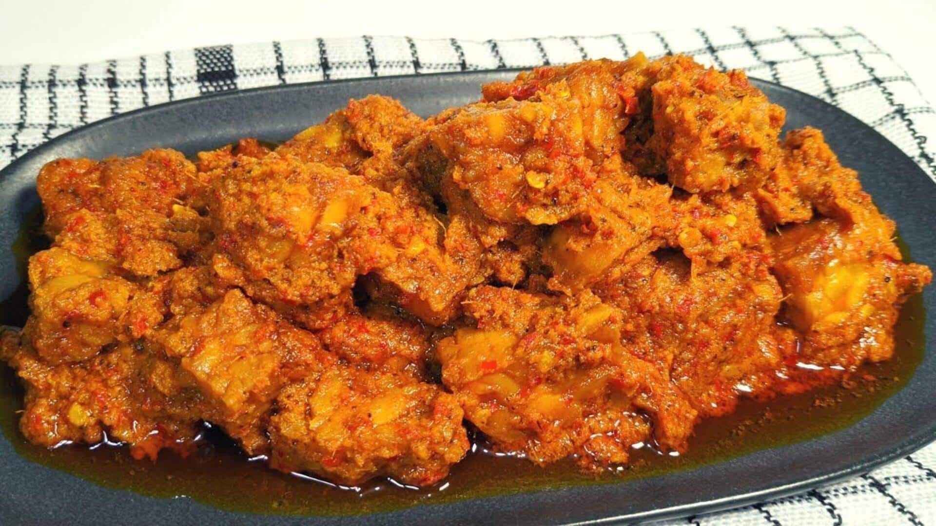 Eksplorasi Cita Rasa Rendang Tempe dari Dapur Indonesia