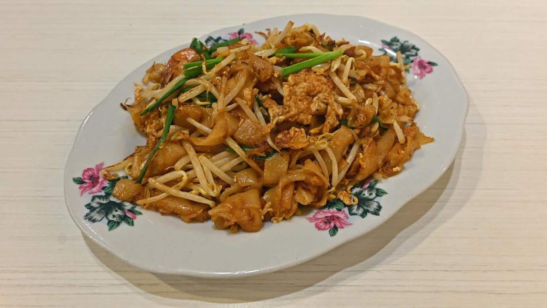 Tutorial membuat Char Kway Teow Vegan ala Malaysia