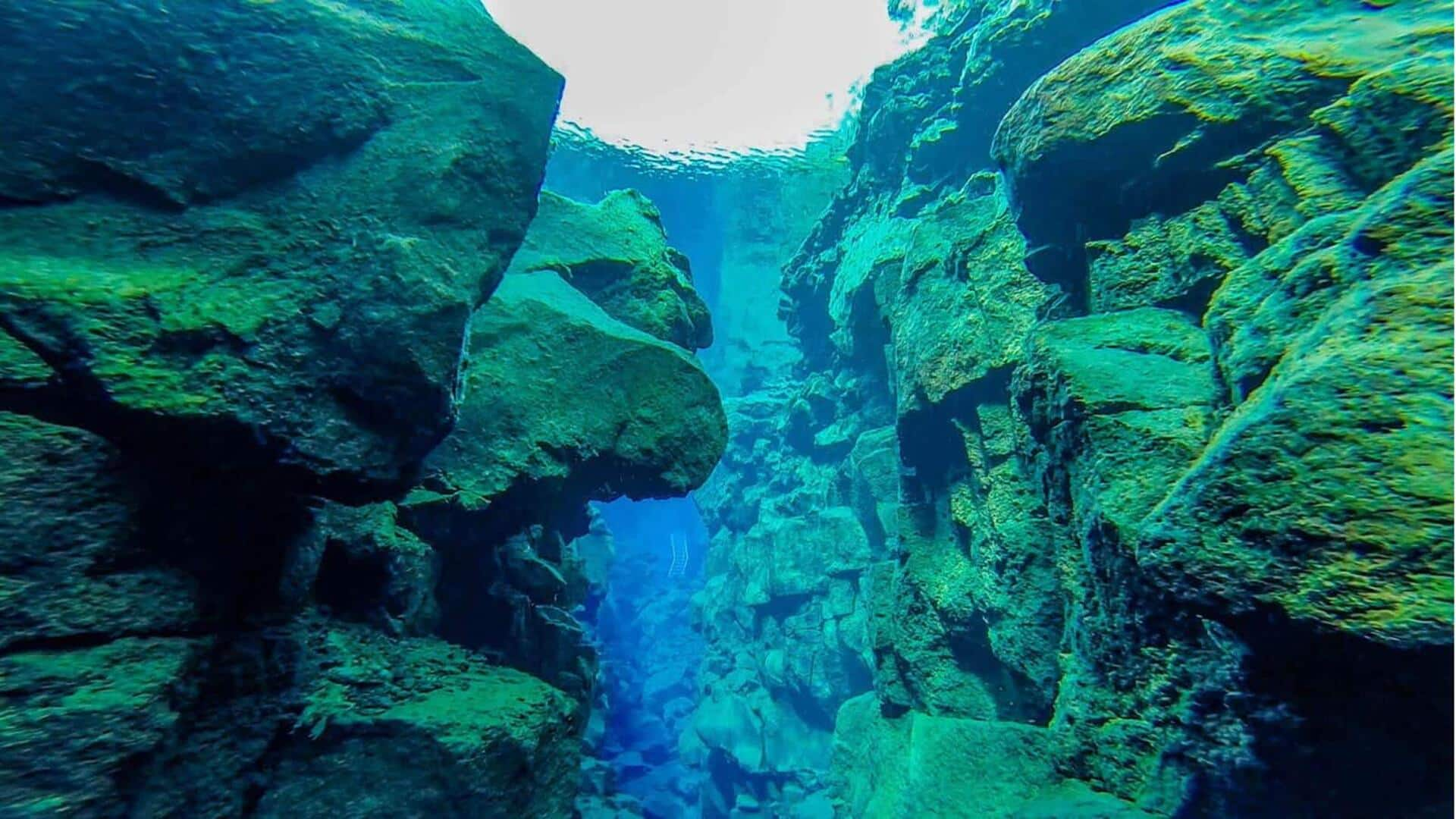 Menyelami Silfra: keajaiban bawah laut Islandia 