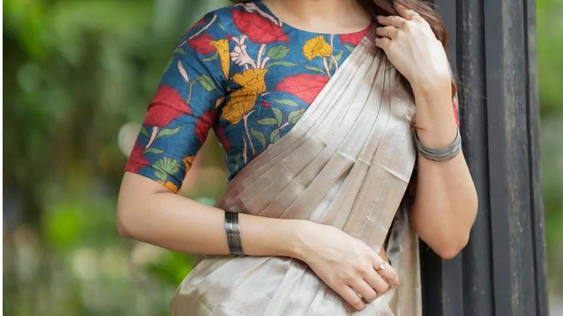 Blus saree modern: Reimajinasi dengan kancing vintage