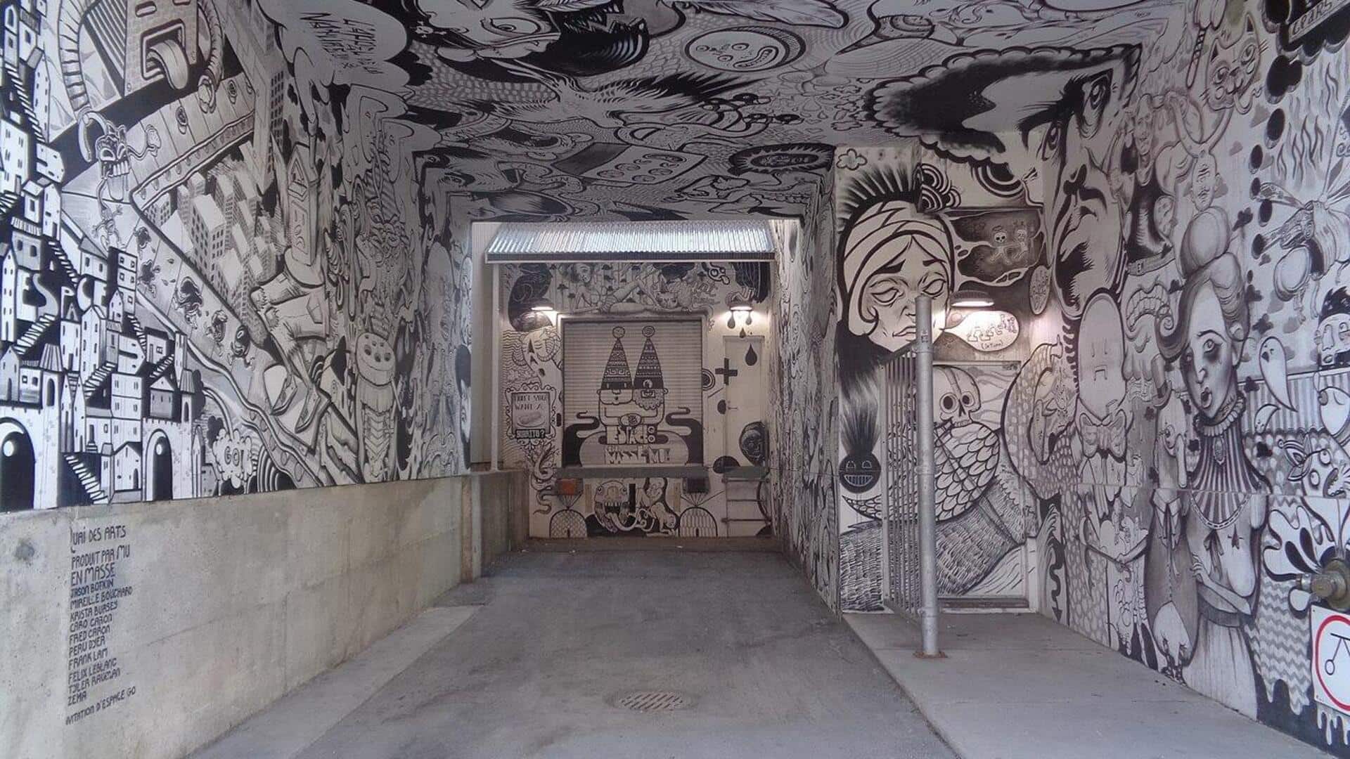 Menemukan Mural Tersembunyi di Montreal