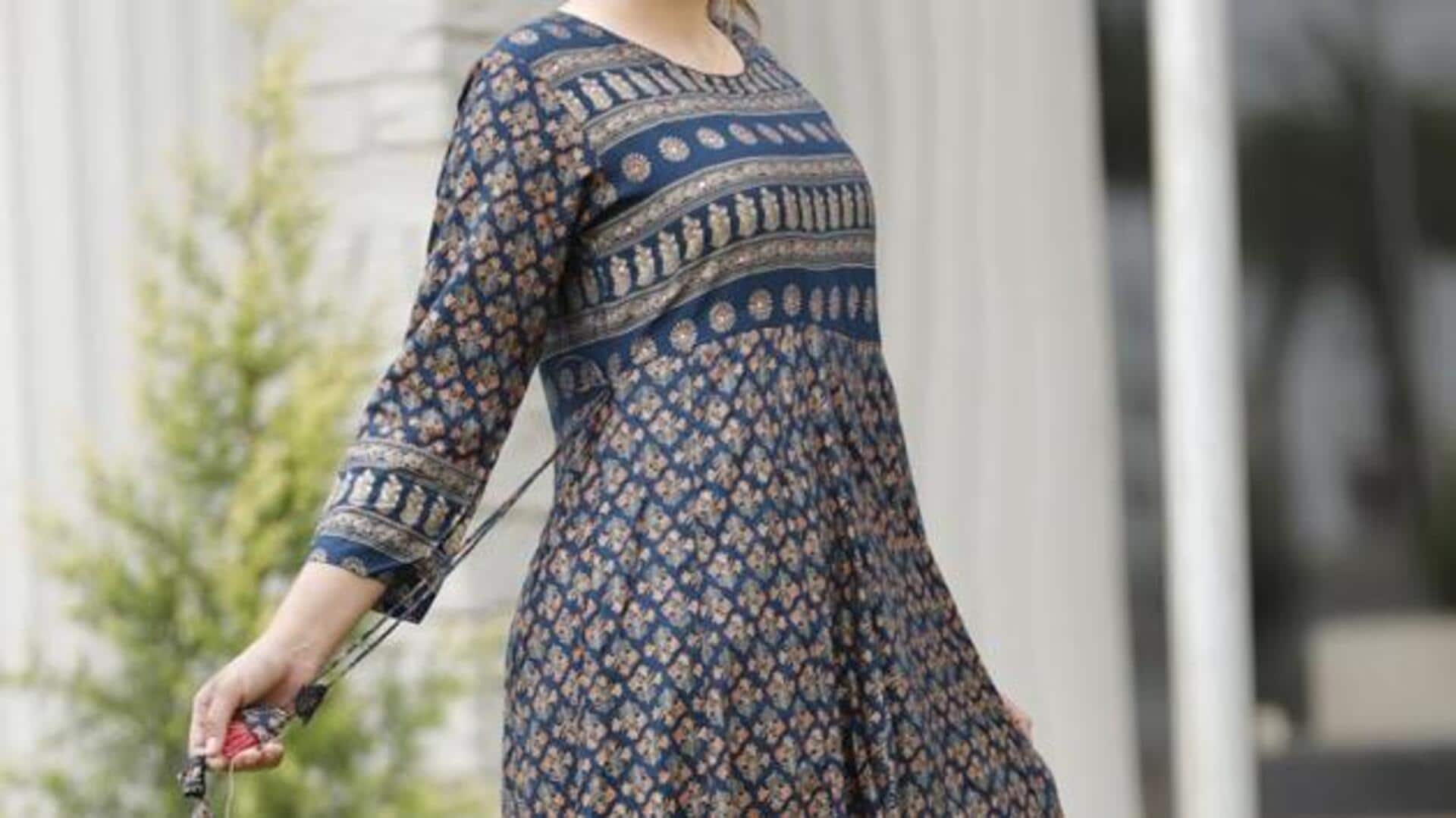 Inspirasi gaya kurti untuk estetika minimalis urban