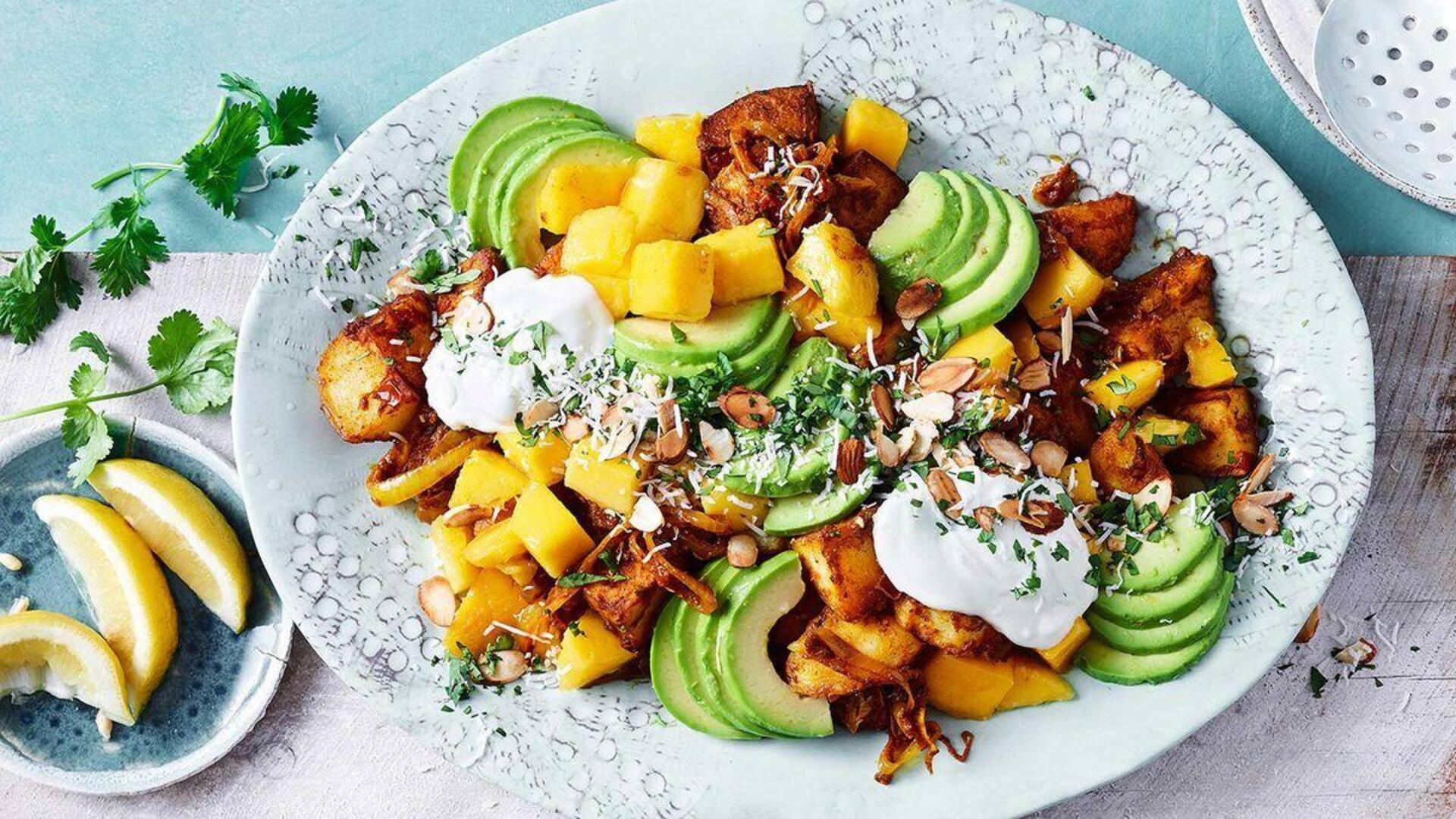 Kreasi Salad Kentang dan Lentil dengan Perpaduan Mangga