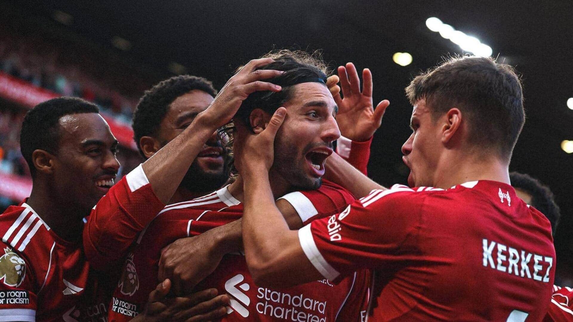 Dominic Szoboszlai bantu Liverpool kalahkan Arsenal di Liga Premier: Statistik