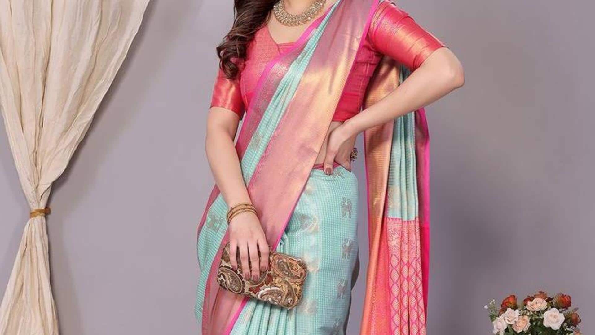 Saree tenun klasik yang melampaui tren mode India