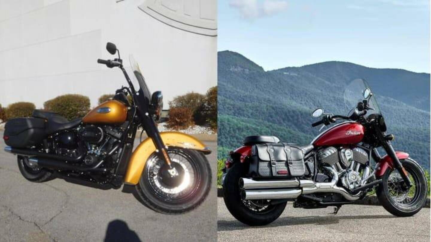 Harley-Davidson Heritage Classic vs Indian Super Chief Limited: Perbandingan motor cruiser ini