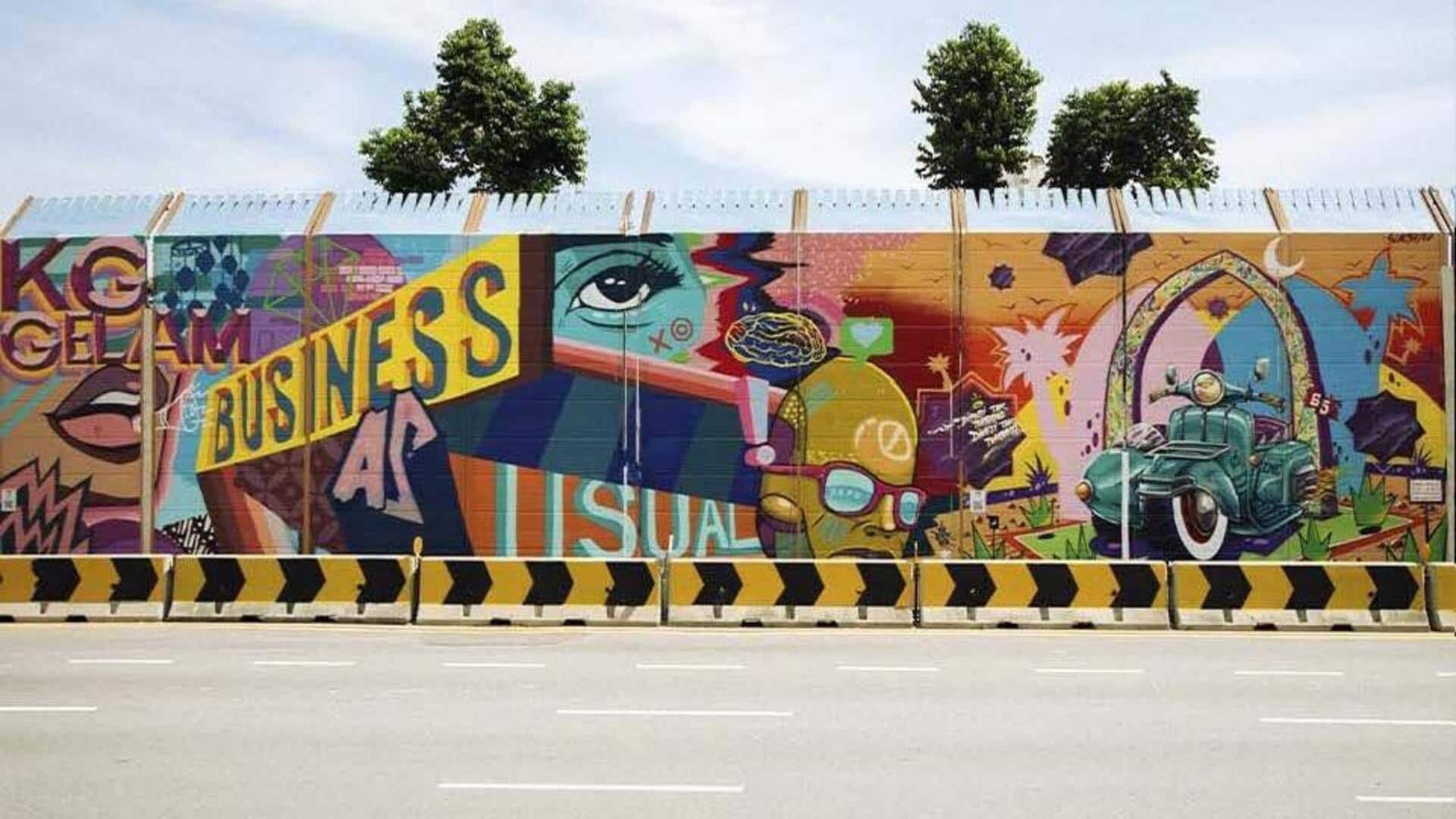 Menikmati Seni Jalanan Singapura yang Penuh Warna Menikmati Seni Jalanan Singapura yang Penuh Warna